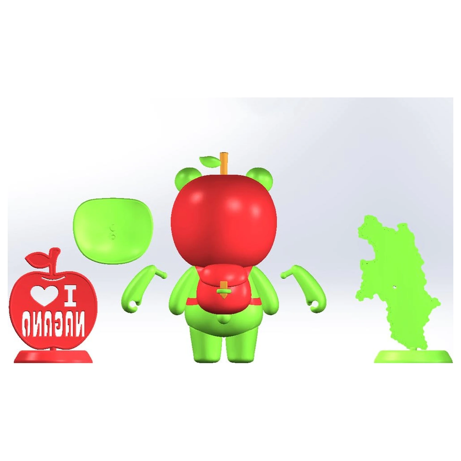 Original Character Plastový Model Kit Arukuma 10 cm produktová fotografia