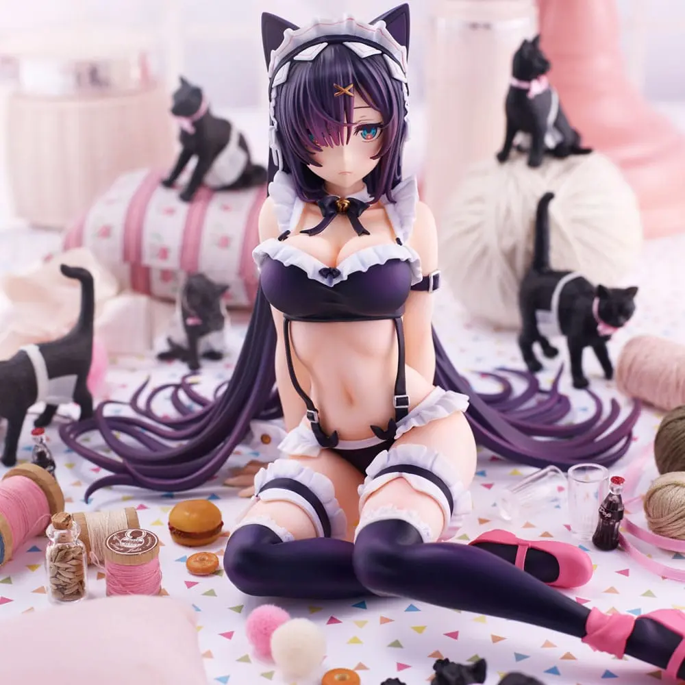 Original Character Statue PVC Mačacia Služobníčka 15 cm produktová fotografia