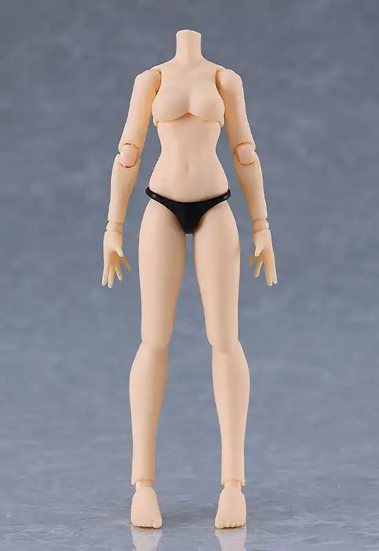 Original Character Figma Akčná Figúrka Ženské Telo (Mika) Mini Sukňa Čínske Šaty Outfit (Biela) 13 cm produktová fotografia