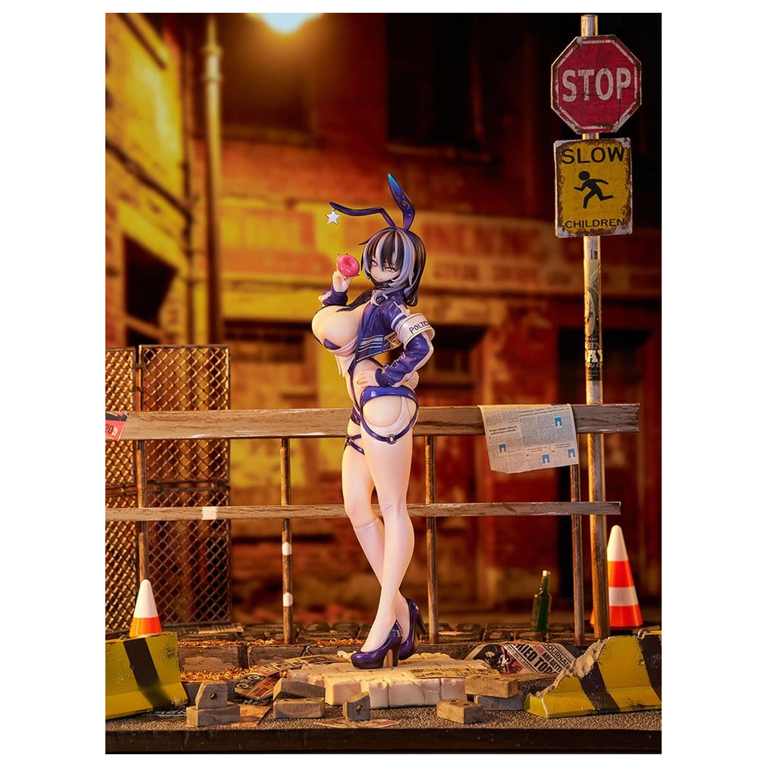 Original Character Figurka 1/6 Bunny Cops_02 Ilustrácia od CheLA77 30 cm produktová fotografia