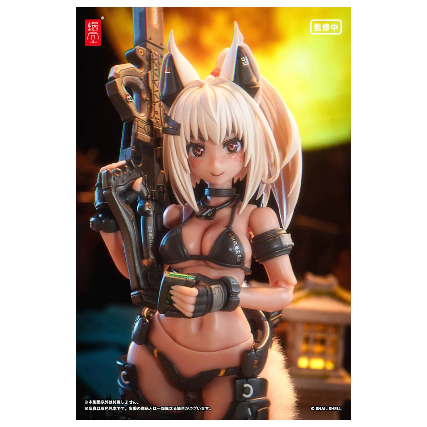 Original Character Action Figúrka Súprava 1/12 RA-04 Kitsunebi Senki Honoka Swimsuit Ver. 15 cm produktová fotografia