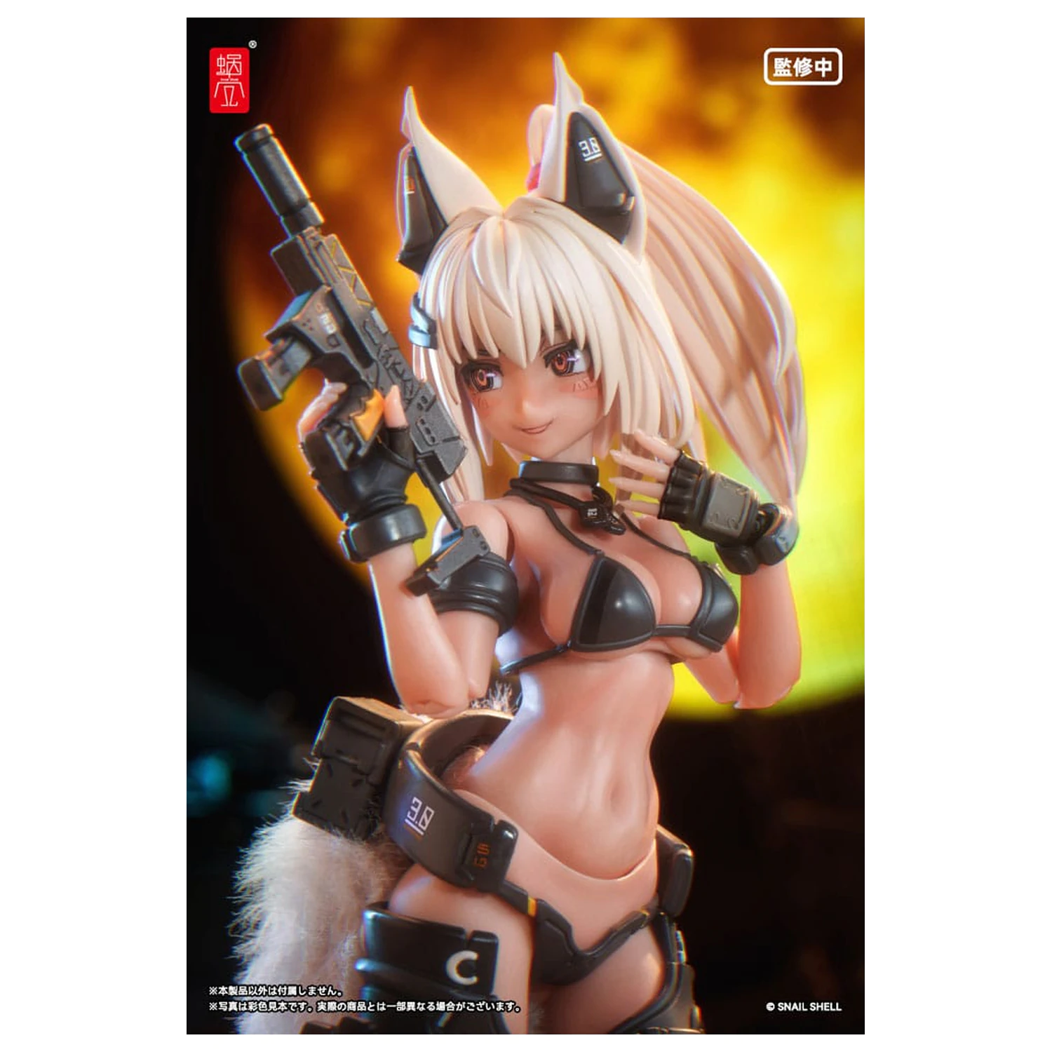 Original Character Action Figúrka Súprava 1/12 RA-04 Kitsunebi Senki Honoka Swimsuit Ver. 15 cm produktová fotografia