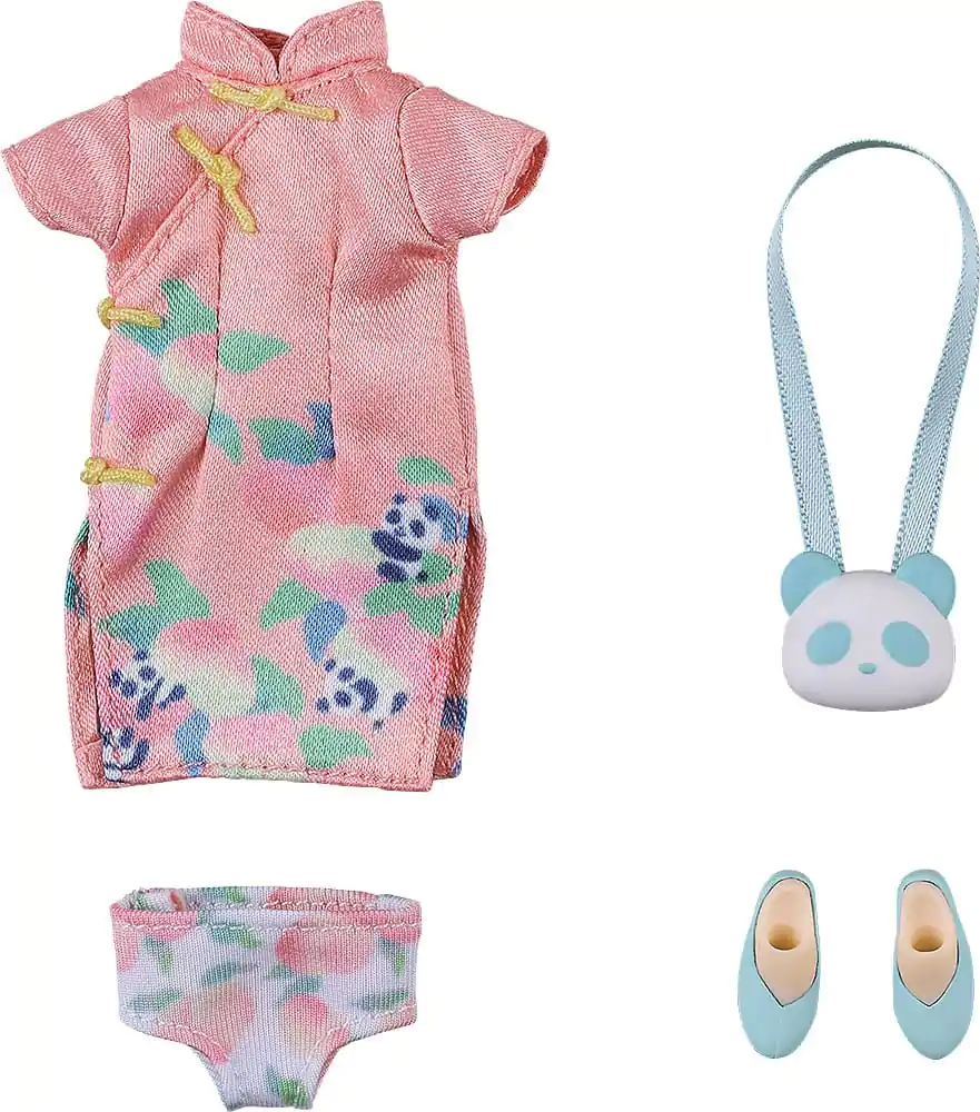 Originálne doplnky pre figúrky Nendoroid Doll, sada oblečenia: Chinese Dress (Panda) produktová fotografia