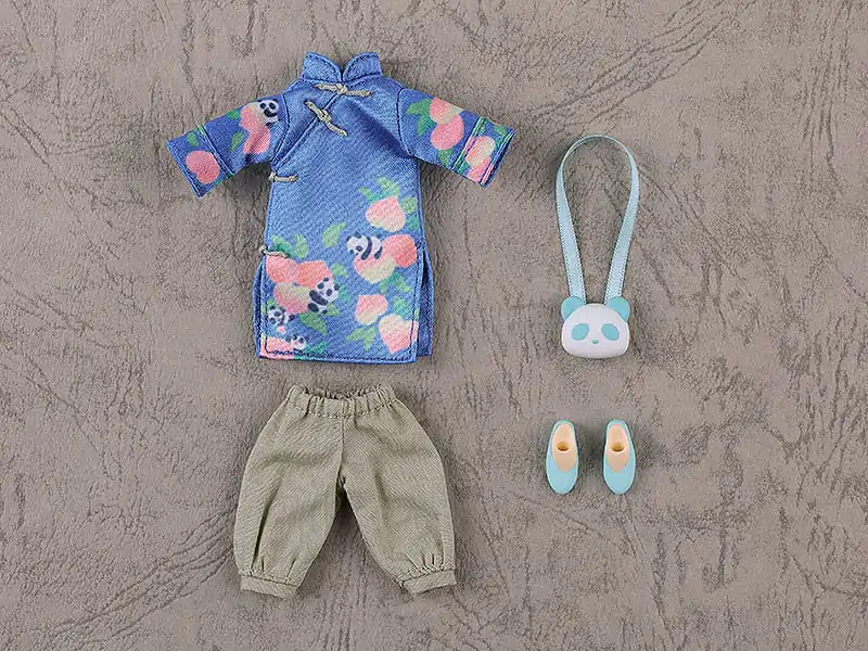 Original Character Accessories for Nendoroid Doll Figures Súprava oblečenia: Long Length Chinese Outfit (Panda) produktová fotografia