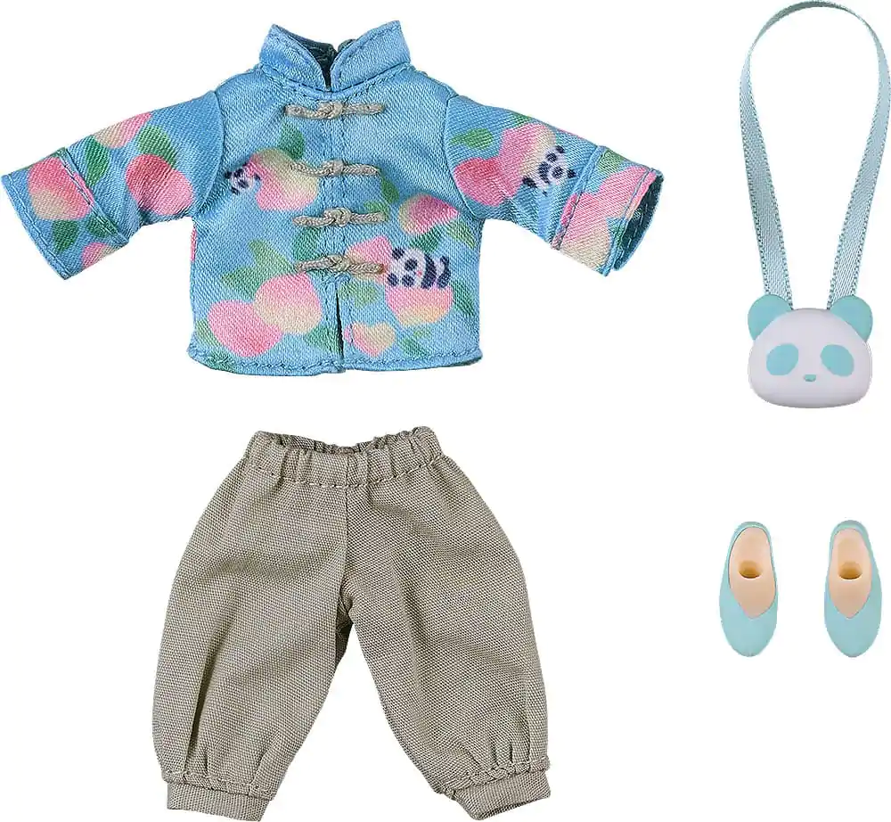 Originálne doplnky pre figúrky Nendoroid Doll, súprava oblečenia: Chinese Outfit krátkej dĺžky (Panda) produktová fotografia