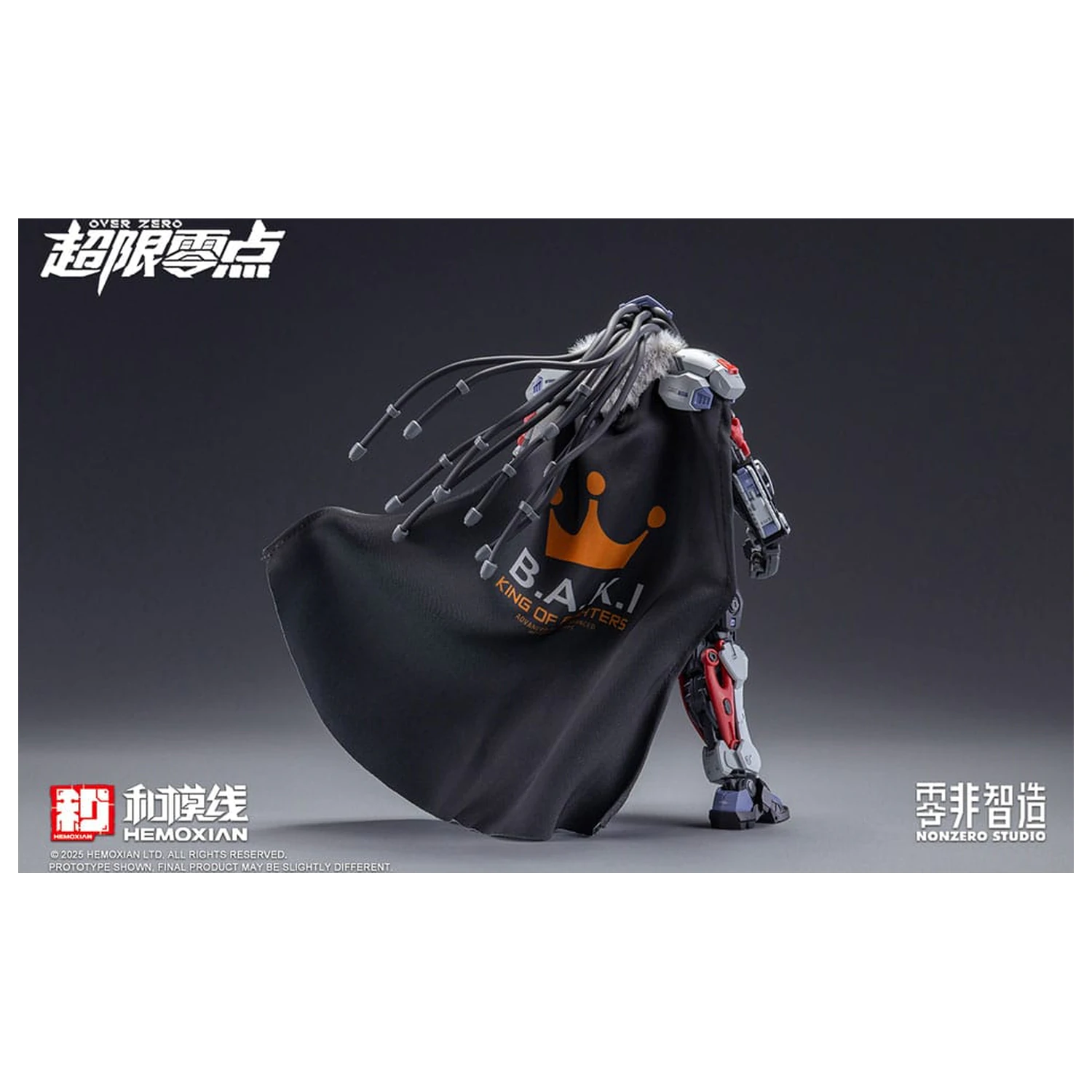 Original Character Over Zero Series Model Kit 1/10 Baki 21 cm produktová fotografia