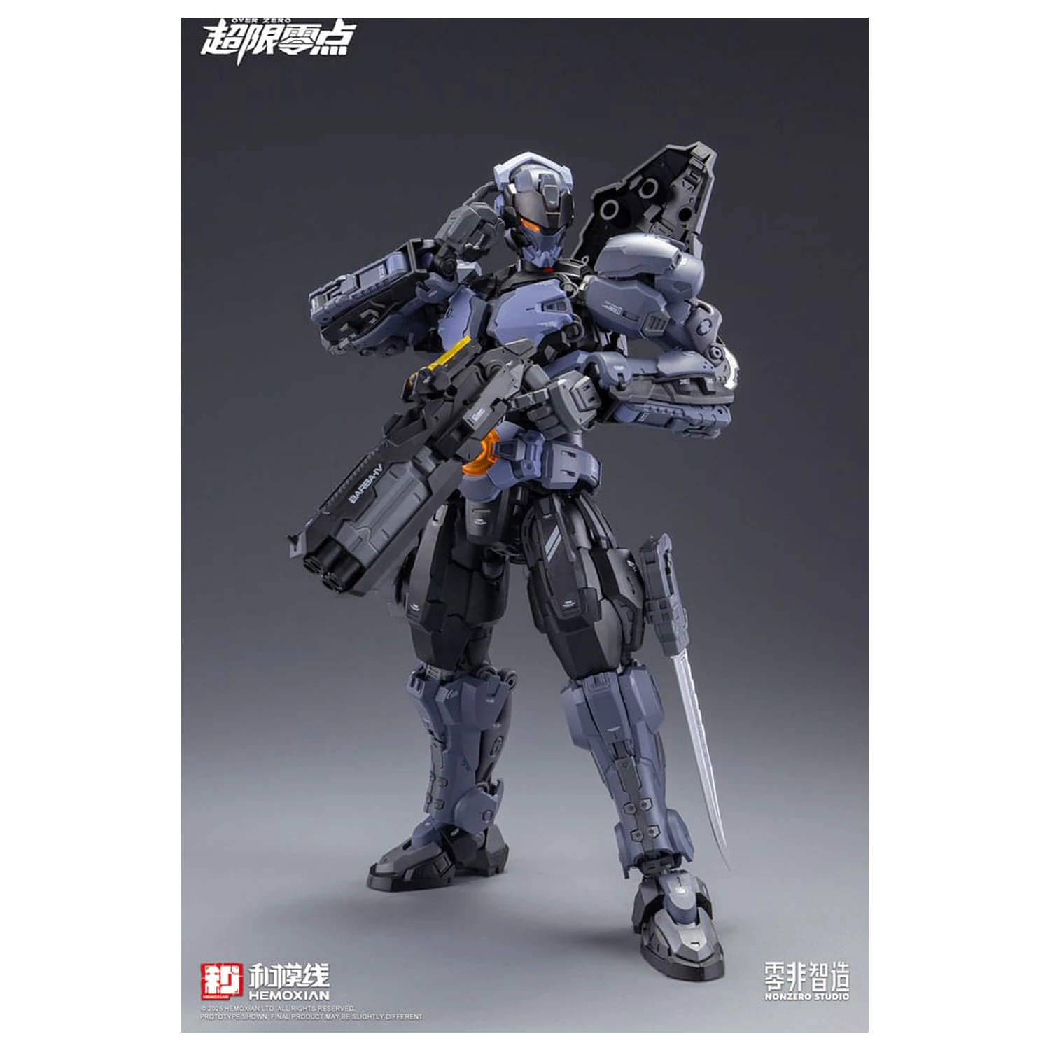 Original Character Over Zero Series Model Kit 1/10 Baki 21 cm produktová fotografia