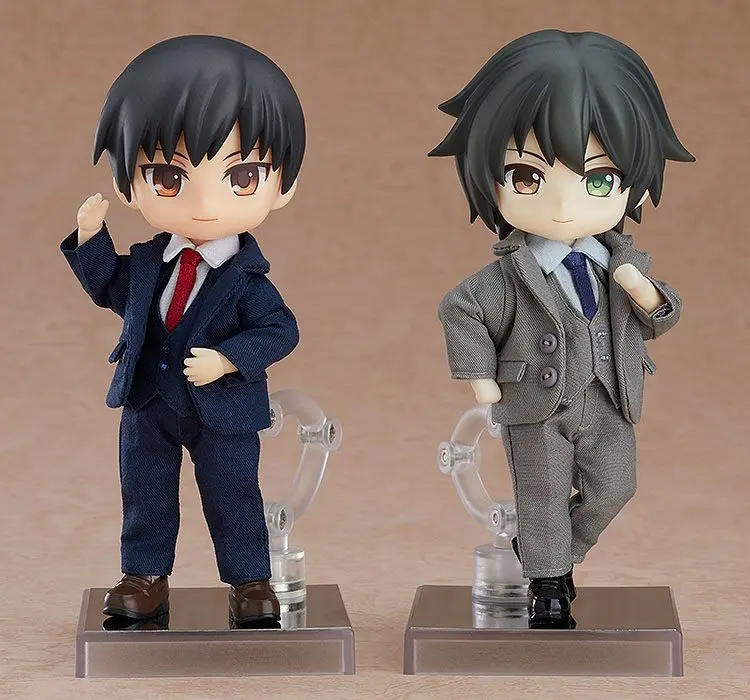 Originálne diely postavy pre Nendoroid Doll figúrky, súprava oblečenia: Oblek (sivý) (Re-Run) produktová fotografia