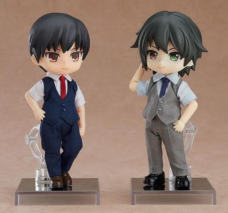 Originálne diely postavy pre Nendoroid Doll figúrky, súprava oblečenia: Oblek (sivý) (Re-Run) produktová fotografia
