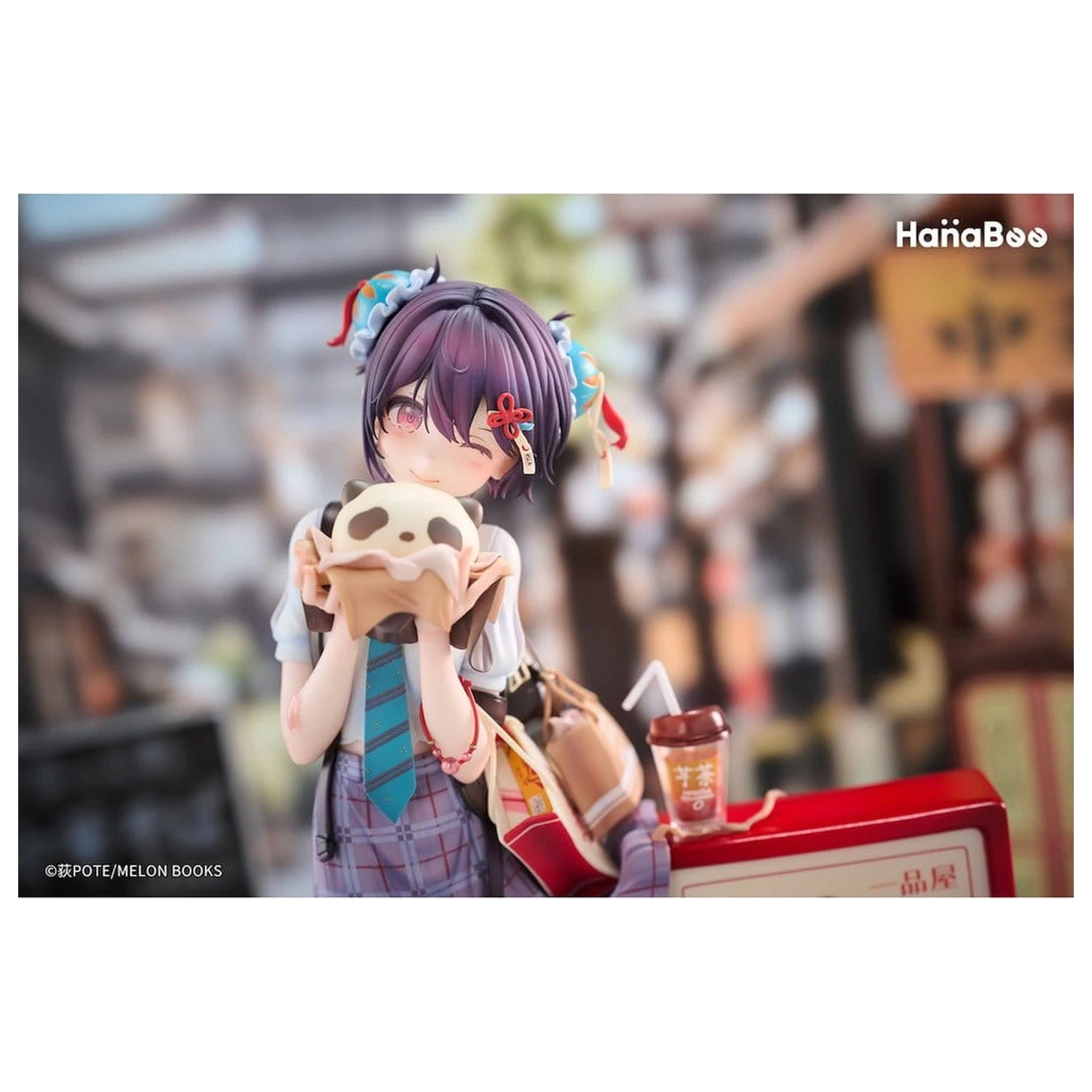 Original Character PVC figúrka 1/6 Panda Nikuman-chan Deluxe Edition 26 cm produktová fotografia