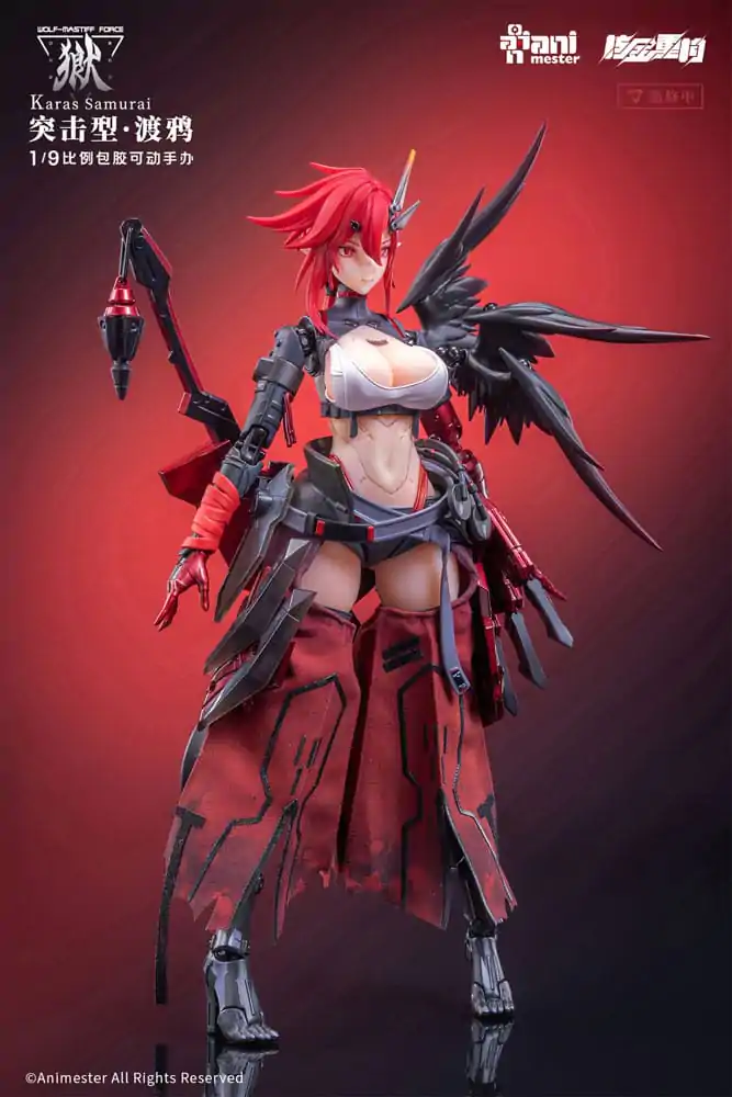 Original Character Seamless Action Figure 1/9 Wolf-Mastiff Force Karas Samurai 20 cm produktová fotografia