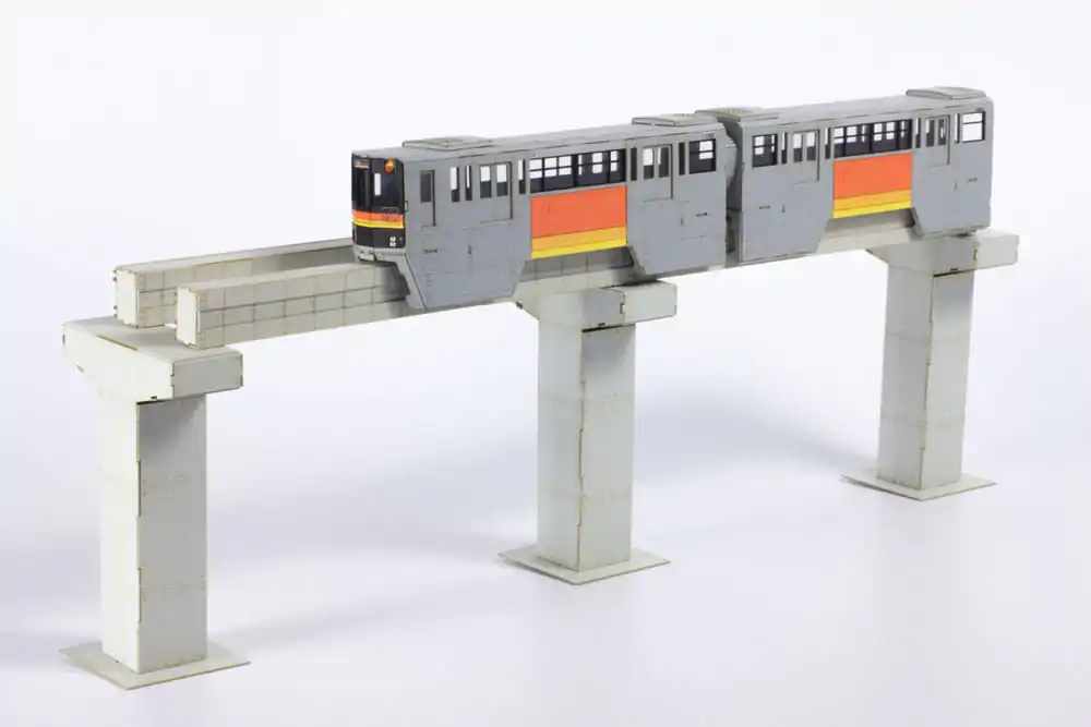 Original Character Series 1000 1/150 Papierový model - stavebnica Tama Intercity Monorail (2 vozne) 24 cm produktová fotografia