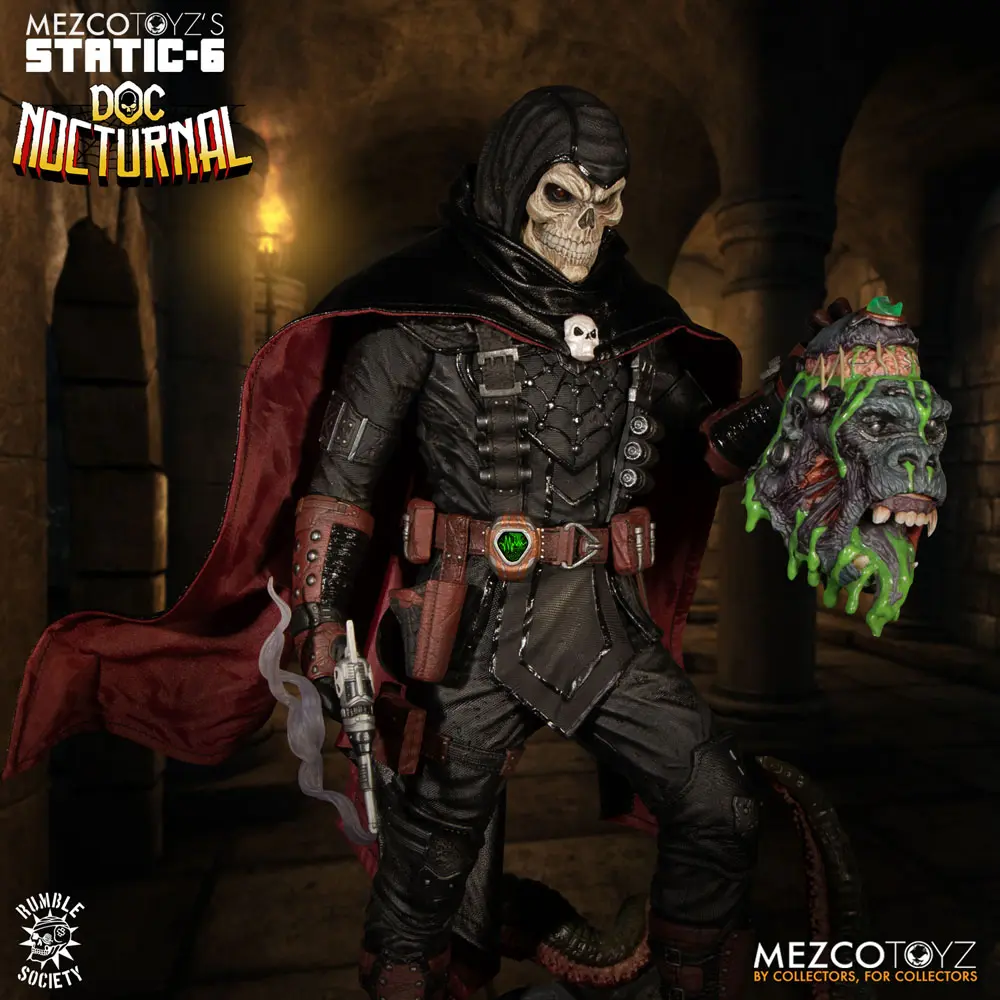 Original Character Static-6 PVC soška 1/6 Rumble Society - Doc Nocturnal 38 cm termékfotó