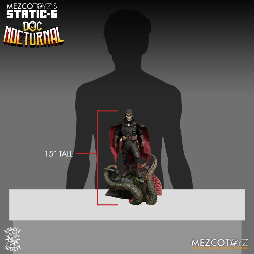 Original Character Static-6 PVC soška 1/6 Rumble Society - Doc Nocturnal 38 cm termékfotó