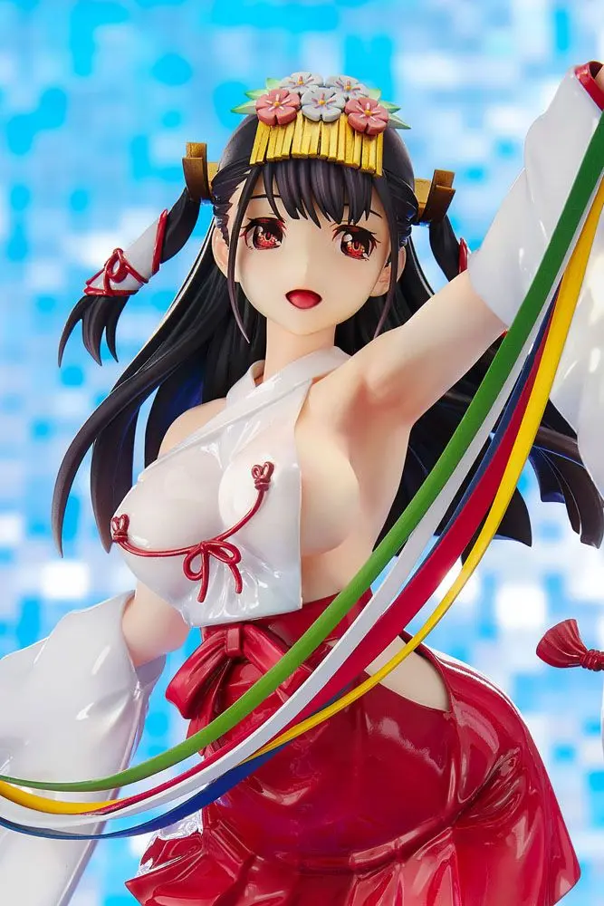 Original Character PVC Socha Tight na Oshigoto #2 - Shrine Maiden Akane Kagura 25 cm produktová fotografia