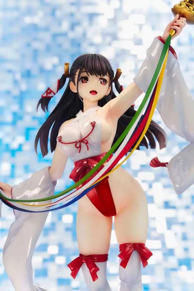 Original Character PVC Socha Tight na Oshigoto #2 - Shrine Maiden Akane Kagura 25 cm produktová fotografia