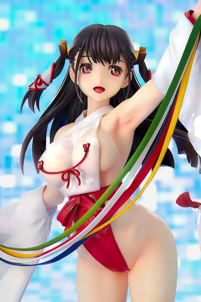 Original Character PVC Socha Tight na Oshigoto #2 - Shrine Maiden Akane Kagura 25 cm produktová fotografia