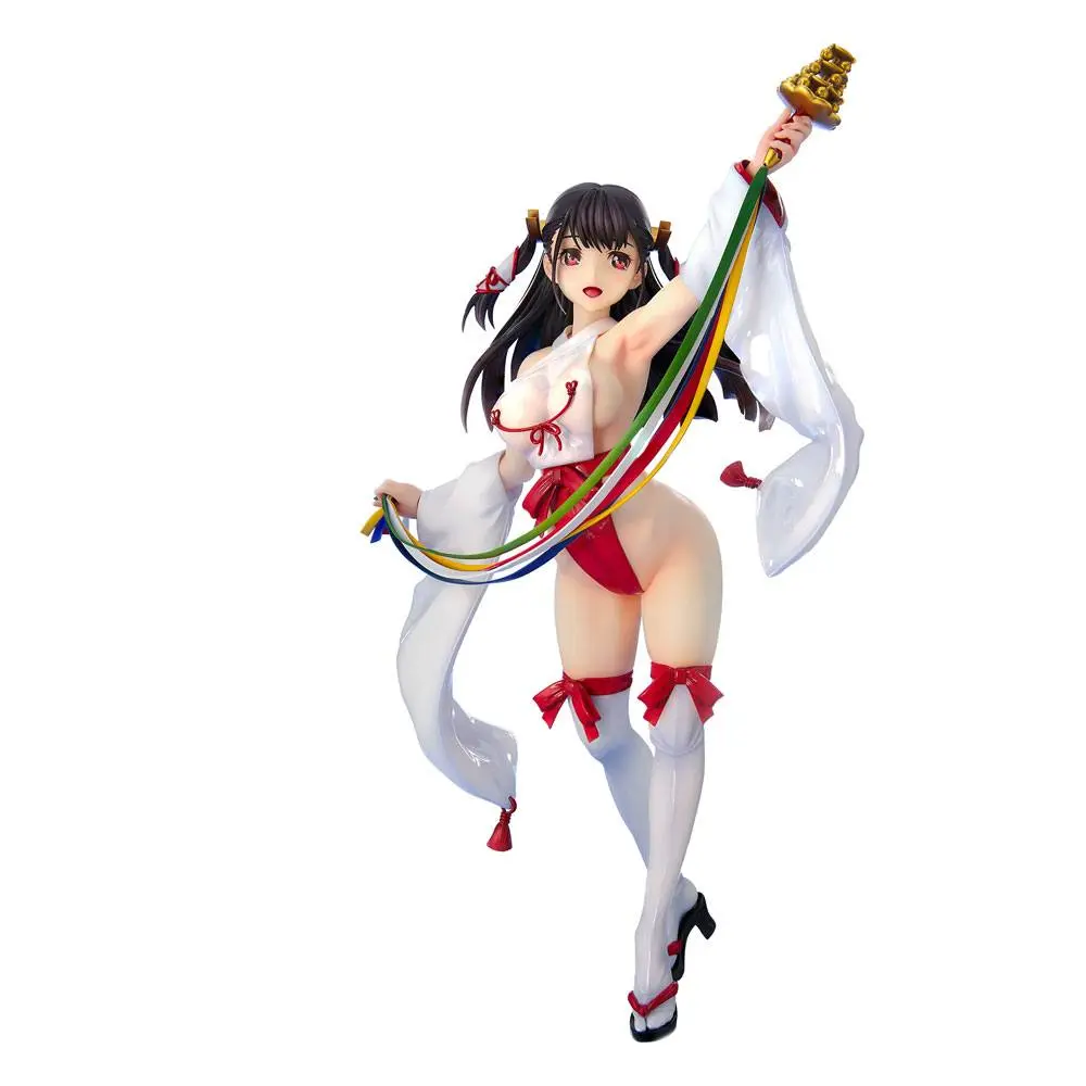Original Character PVC Socha Tight na Oshigoto #2 - Shrine Maiden Akane Kagura 25 cm produktová fotografia