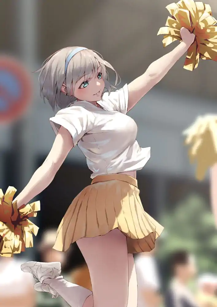 Originálna ilustrácia PVC socha 1/6 Cheerleader Riku illustration by Jonsun Limited Edition 29 cm produktová fotografia