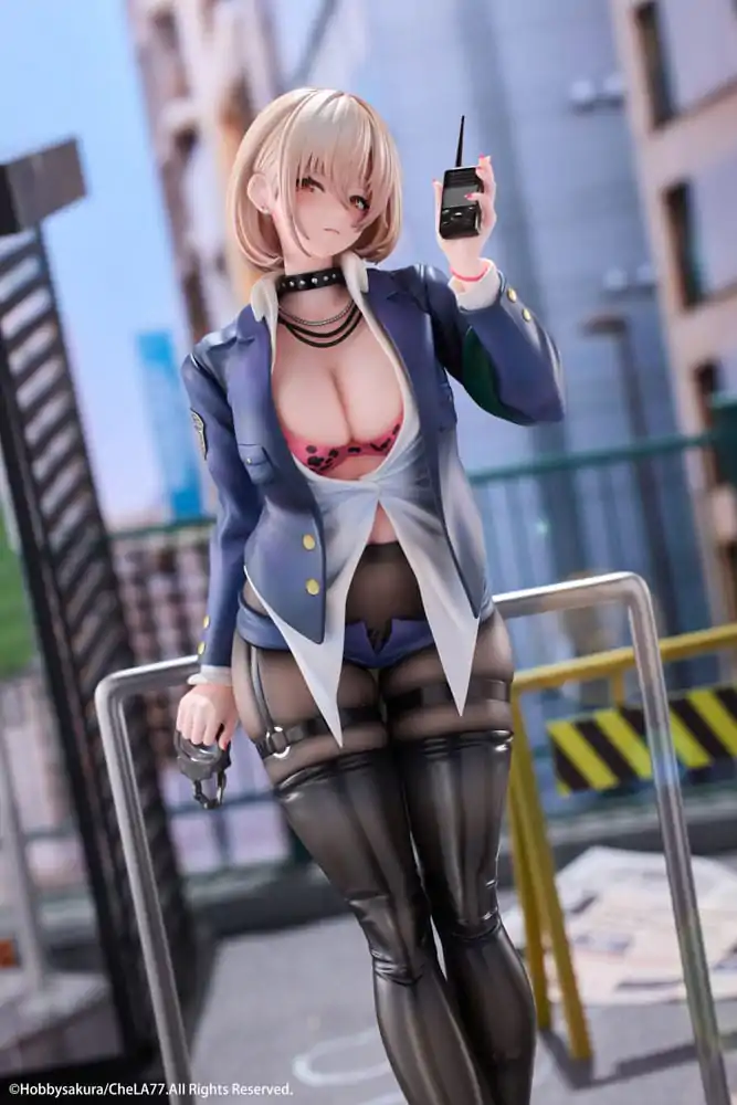 Originálna ilustrácia PVC socha 1/6 Naughty Police Woman Illustration by CheLA77 Limited Edition 27 cm produktová fotografia