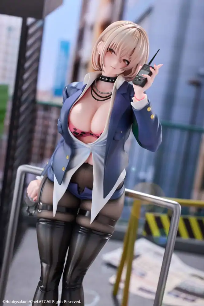 Originálna ilustrácia PVC socha 1/6 Naughty Police Woman Illustration by CheLA77 Limited Edition 27 cm produktová fotografia