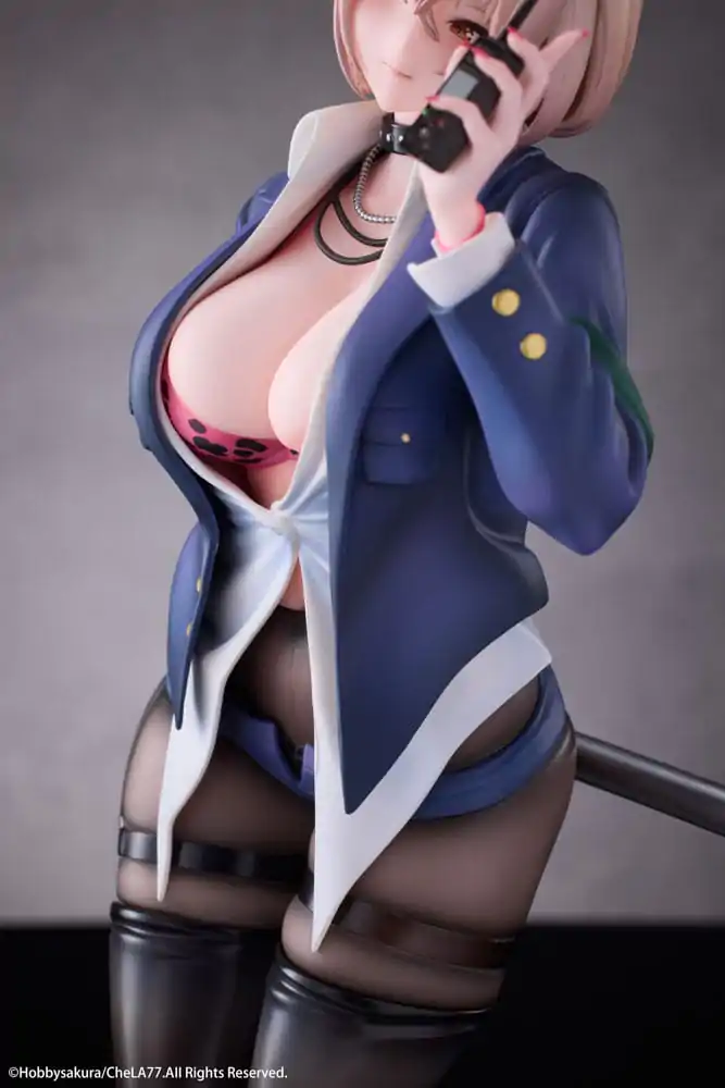 Originálna ilustrácia PVC socha 1/6 Naughty Police Woman Illustration by CheLA77 Limited Edition 27 cm produktová fotografia