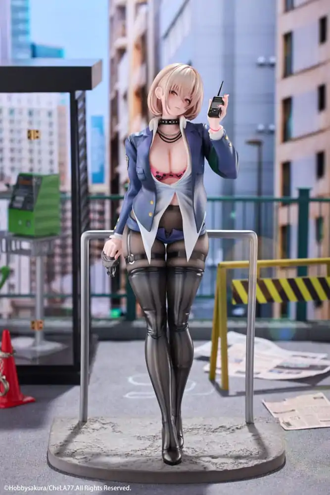Originálna ilustrácia PVC socha 1/6 Naughty Police Woman Illustration by CheLA77 Limited Edition 27 cm produktová fotografia