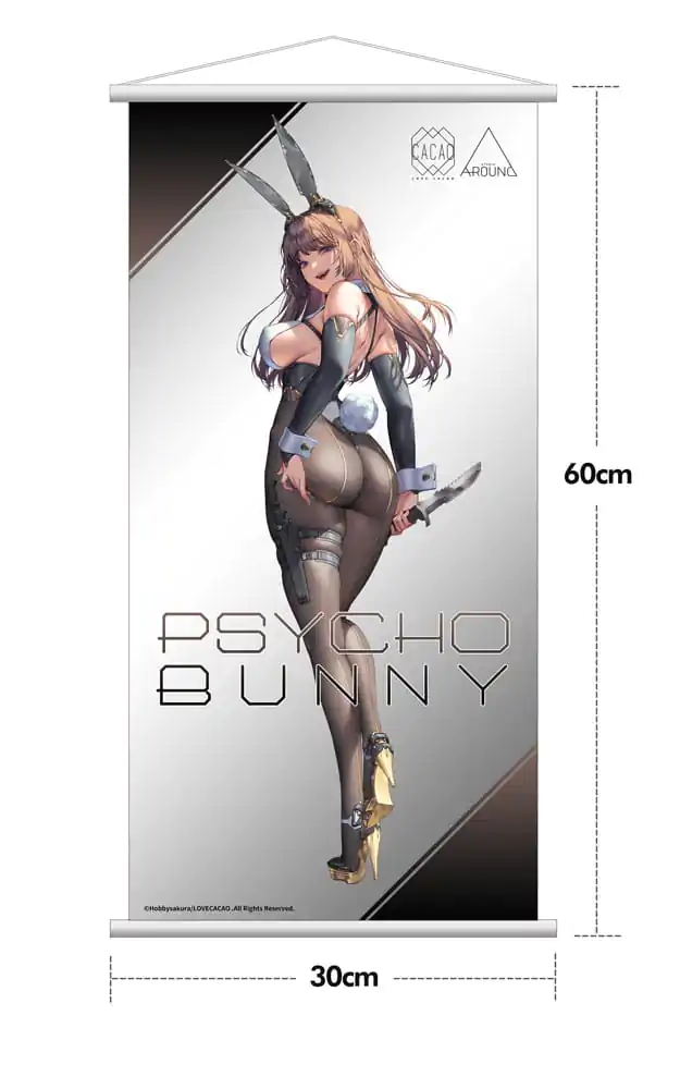 Originálna ilustrácia PVC socha 1/7 Psycho Bunny illustration by LOVECACAO Deluxe Edition 30 cm produktová fotografia