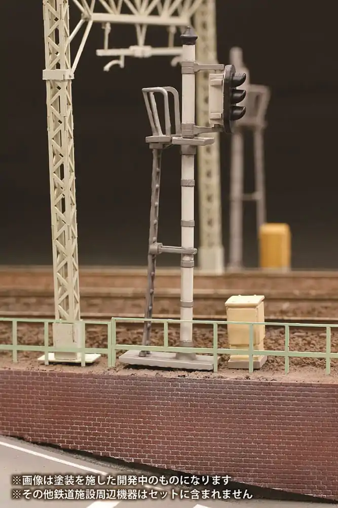Originálna ilustrácia 1/80 Plastic Model Kit 1/80 Železničný signalizačný set (re-run) 9 cm produktová fotografia