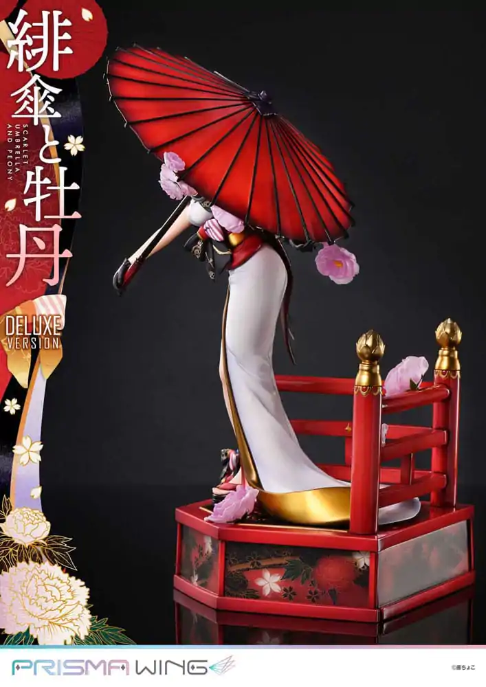 Original Illustration by Fuzichoco Prisma Wing PVC Figúrka 1/7 Scarlet Umbrella And Peony Deluxe Verzia 32 cm termékfotó