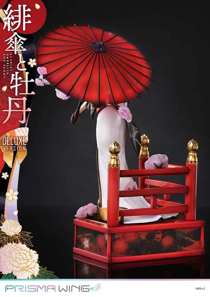 Original Illustration by Fuzichoco Prisma Wing PVC Figúrka 1/7 Scarlet Umbrella And Peony Deluxe Verzia 32 cm termékfotó