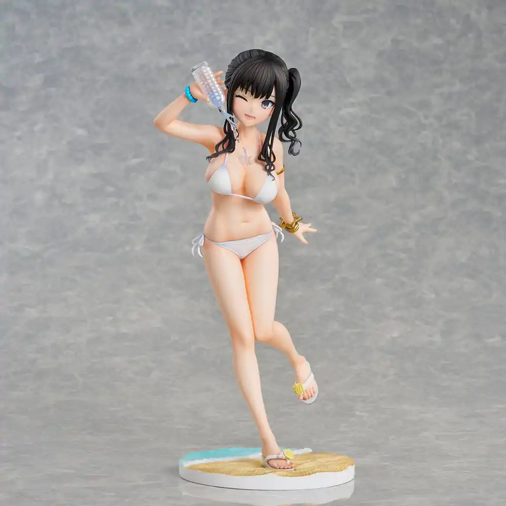 Originálna ilustrácia PVC Socha Kaede Illustration Miyuki Sasaki Summer Cloud White Bikini Ver. 25 cm produktová fotografia