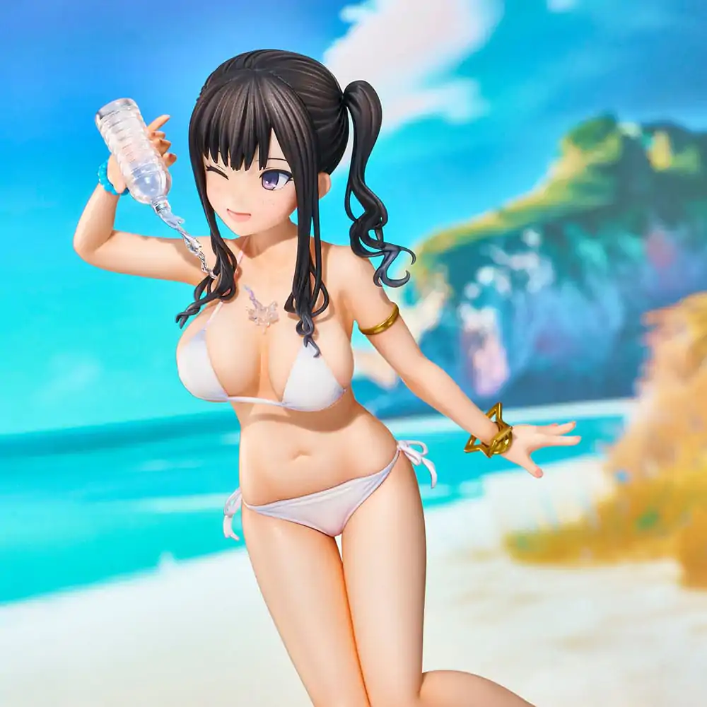 Originálna ilustrácia PVC Socha Kaede Illustration Miyuki Sasaki Summer Cloud White Bikini Ver. 25 cm produktová fotografia