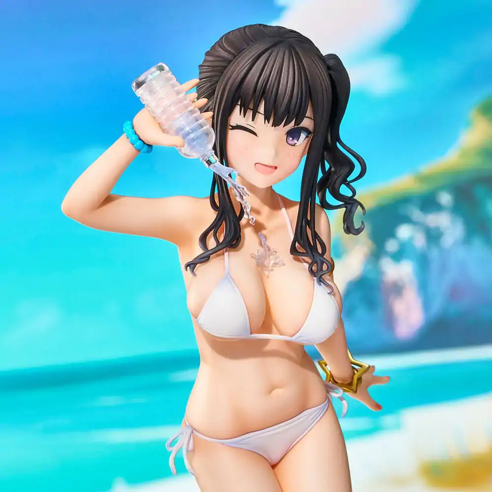 Originálna ilustrácia PVC Socha Kaede Illustration Miyuki Sasaki Summer Cloud White Bikini Ver. 25 cm produktová fotografia