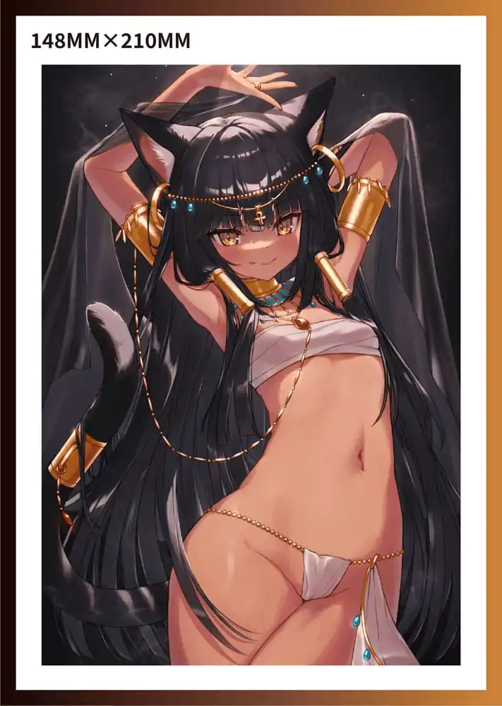 Originálna ilustrácia Socha 1/4 Bastet bohyne s ilustráciou od Nigi Komiya 40 cm produktová fotografia
