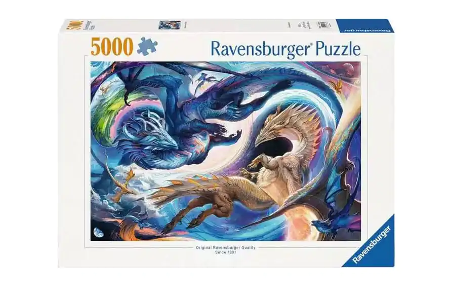 Originálna Ravensburger Quality Jigsaw Puzzle Gigantic dragon festival at day and night (5000 dielikov) produktová fotografia
