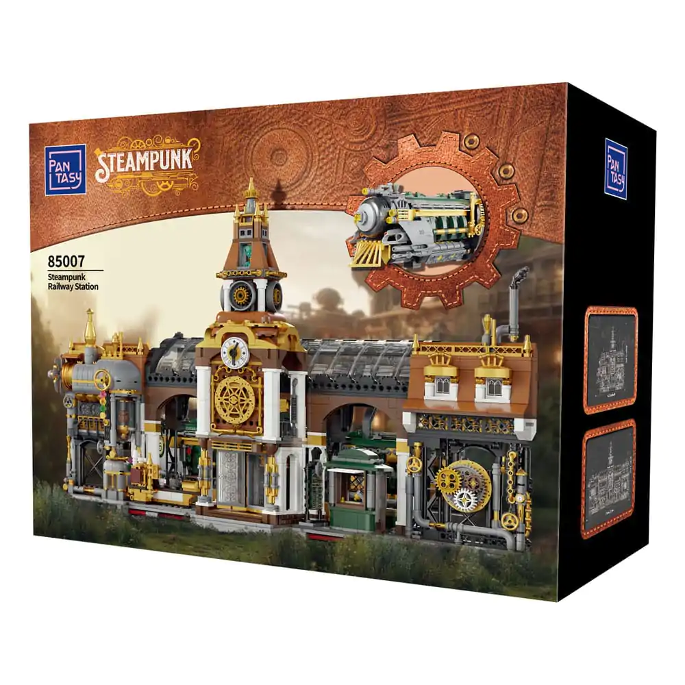 Original-Steampunk Series Construction Set Steampunk Railway Station 36 cm termékfotó