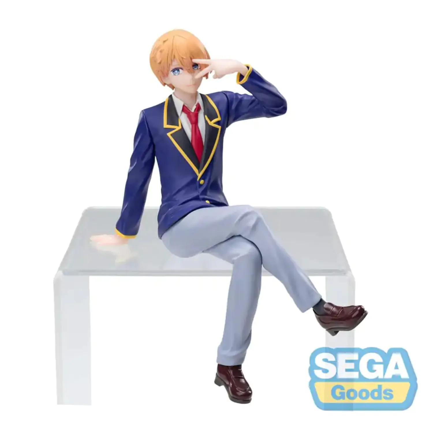 Oshi No Ko PM sediaca PVC soška Aqua Uniform 14 cm produktová fotografia