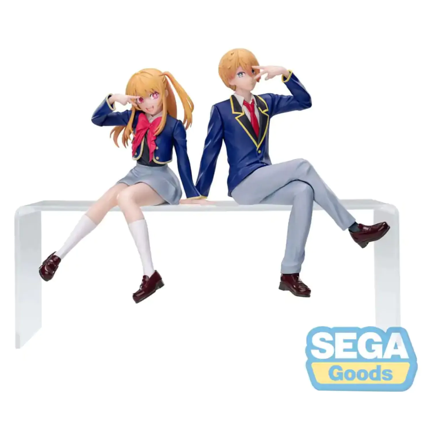 Oshi No Ko PM sediaca PVC soška Aqua Uniform 14 cm produktová fotografia