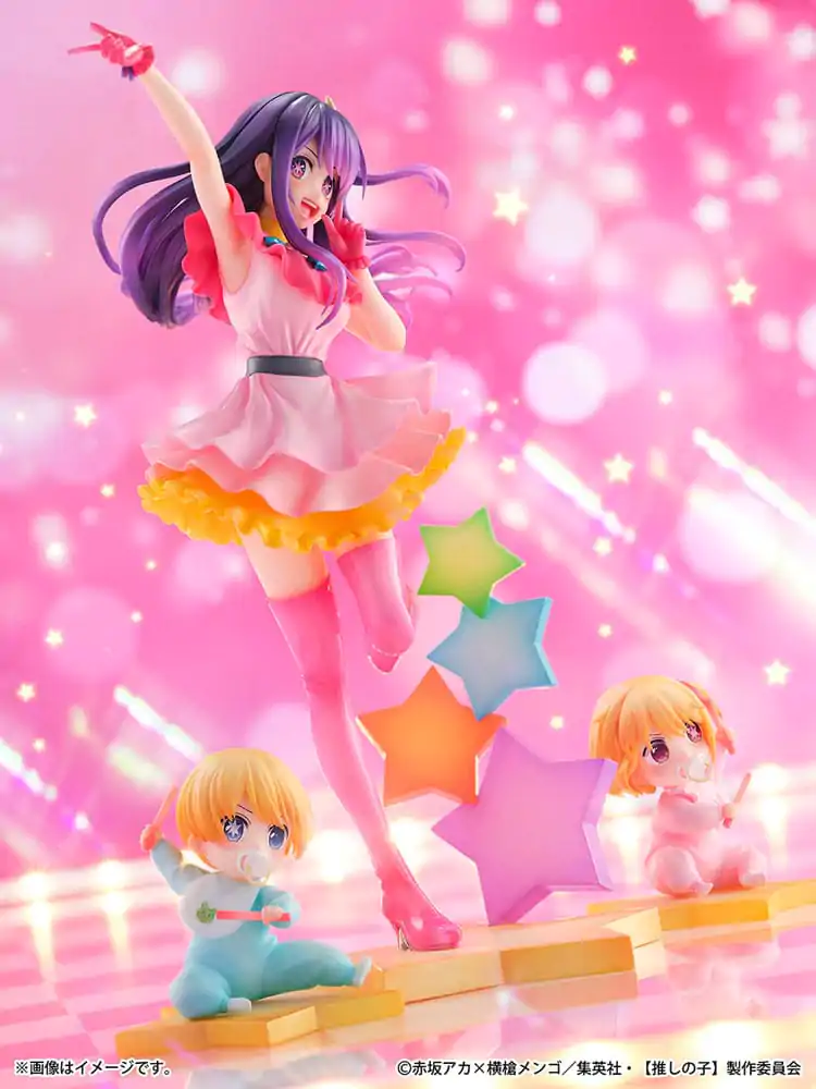 Oshi no Ko SHIBUYA SCRAMBLE FIGURE PVC Socha 1/6 Ai, Aqua, Ruby 25 cm produktová fotografia