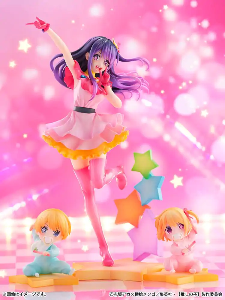 Oshi no Ko SHIBUYA SCRAMBLE FIGURE PVC Socha 1/6 Ai, Aqua, Ruby 25 cm produktová fotografia