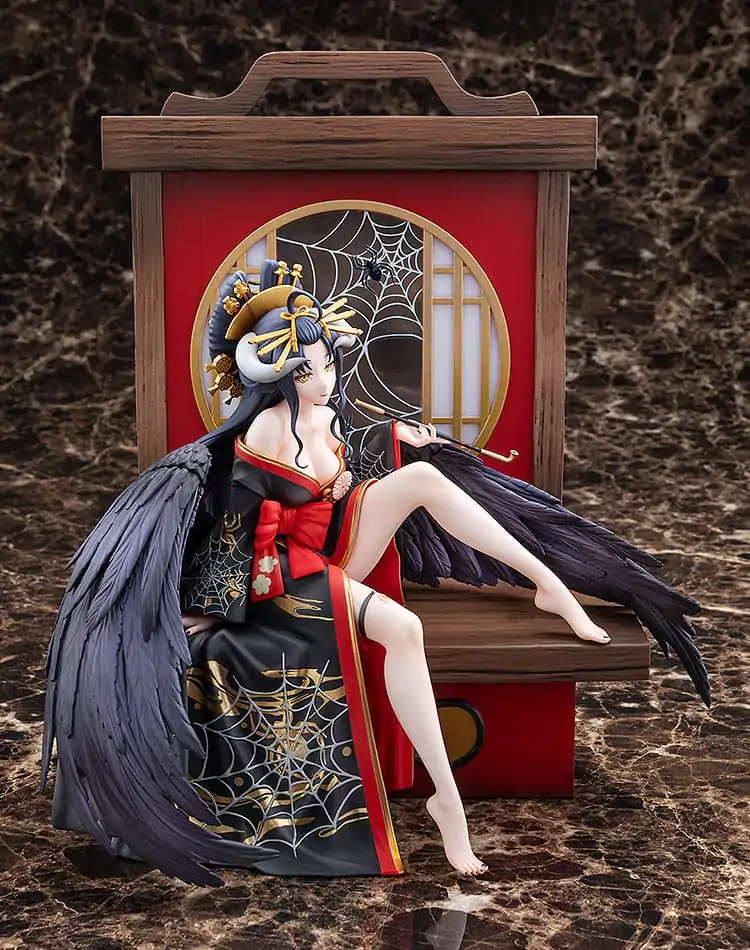 Overlord soška 1/7 Albedo Splendid Kimono Ver. 27 cm termékfotó