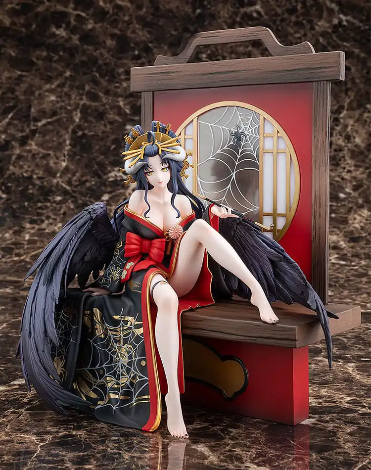 Overlord soška 1/7 Albedo Splendid Kimono Ver. 27 cm termékfotó