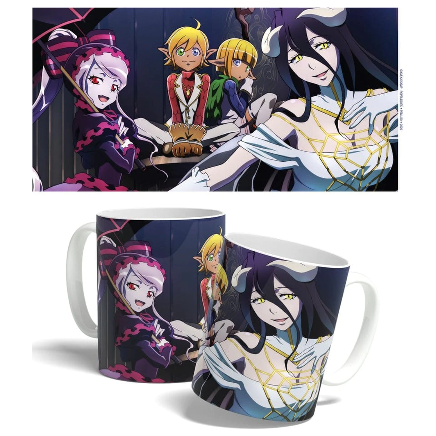 Hrnček Overlord Albedo, Aura, Mare & Shalltear 325 ml produktová fotografia