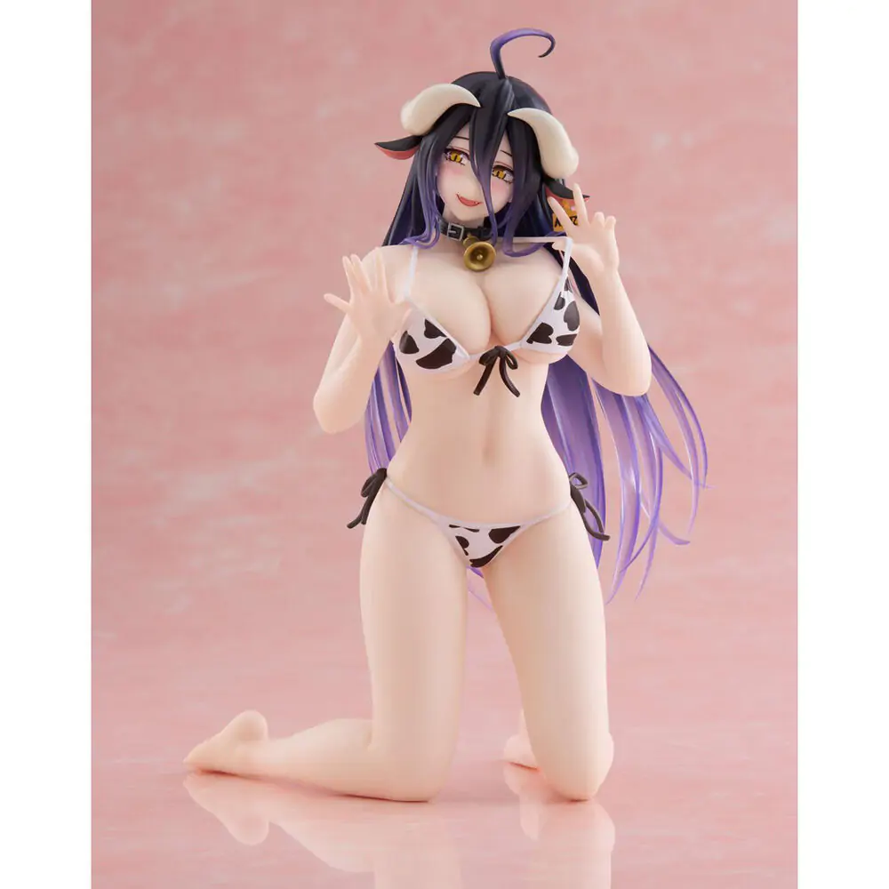 Overlord Albedo Cow-Print Swimsuit Desktop Cute figure 13 cm termékfotó