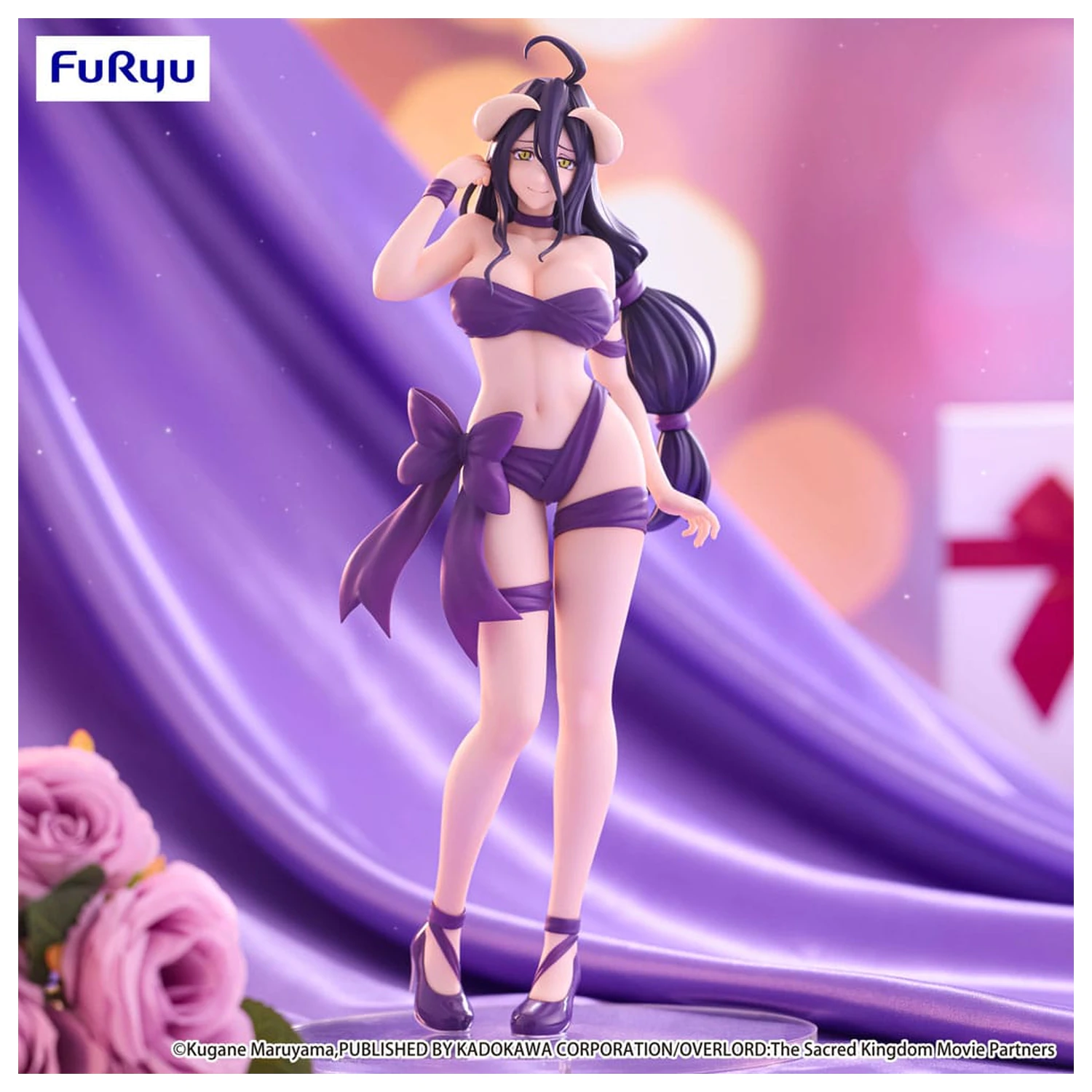 Overlord BiCute Ribbons PVC socha Albedo 26 cm produktová fotografia