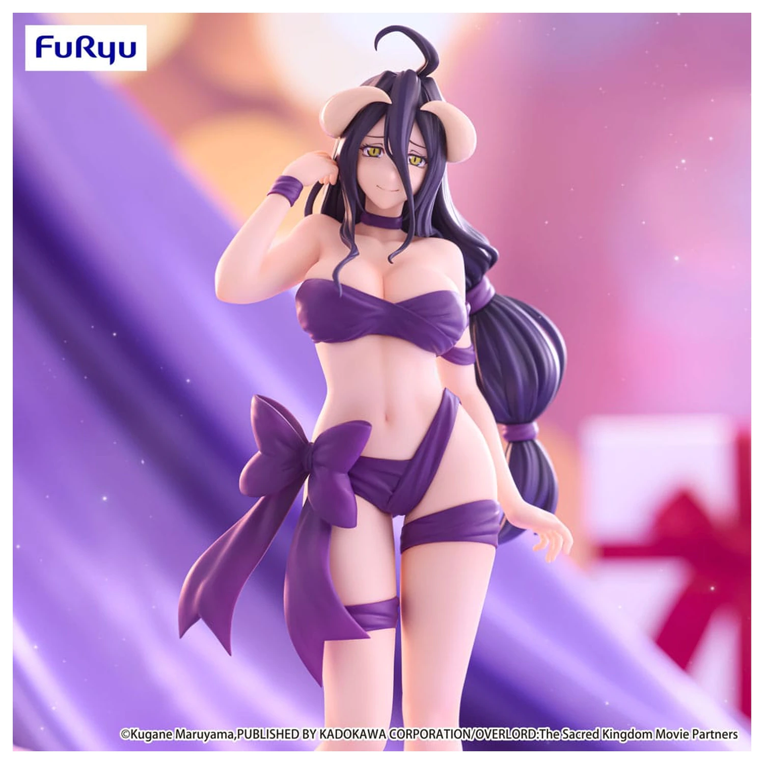 Overlord BiCute Ribbons PVC socha Albedo 26 cm produktová fotografia