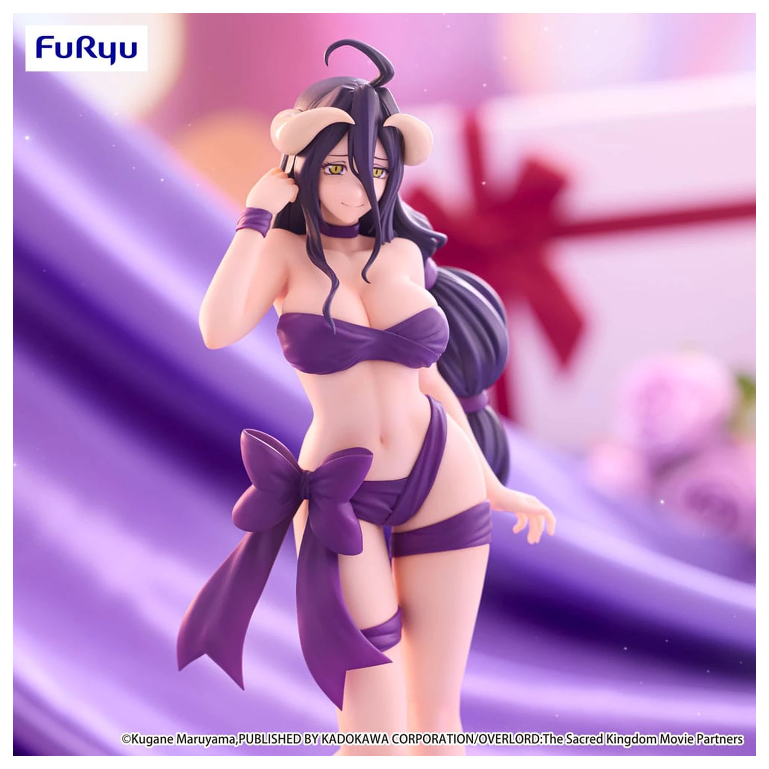 Overlord BiCute Ribbons PVC socha Albedo 26 cm produktová fotografia