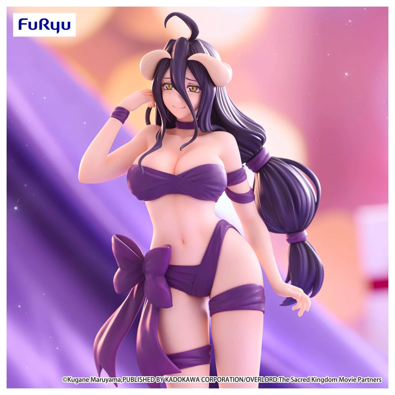 Overlord BiCute Ribbons PVC socha Albedo 26 cm produktová fotografia