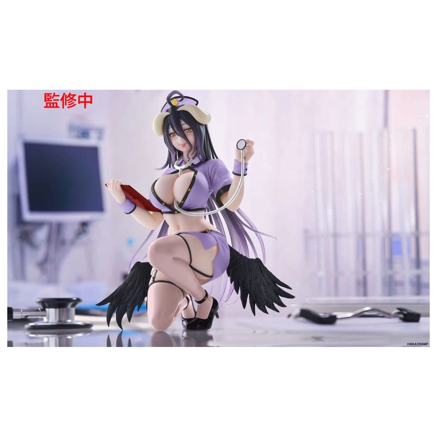 Overlord PVC figúrka Desktop Cute Albedo (Nurse Ver.) Renewal 13 cm produktová fotografia